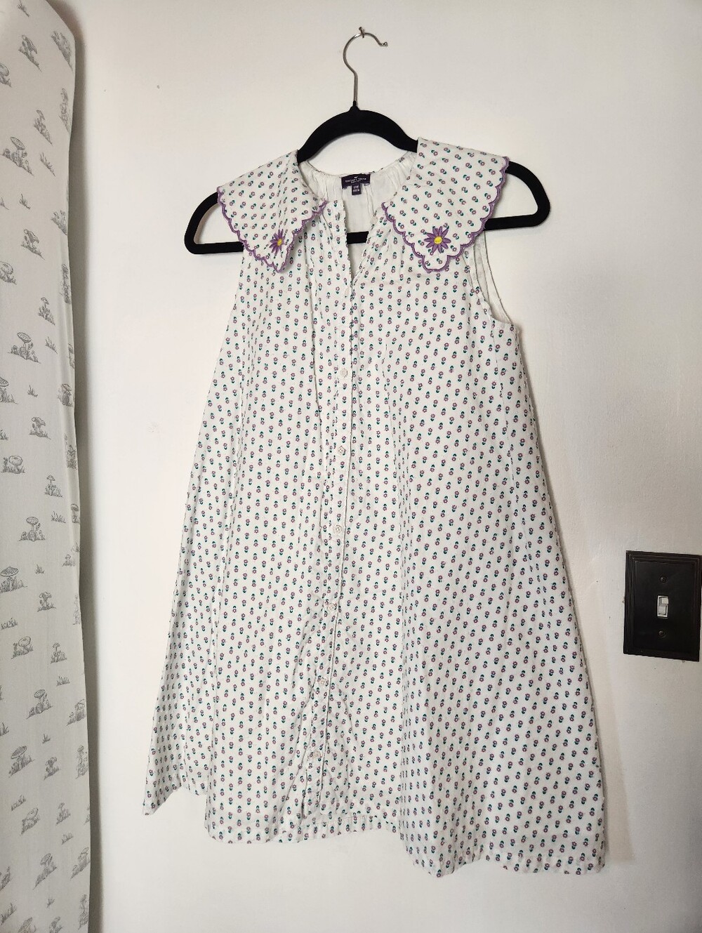 Sergeant Major Depuis Floral Button Down Dress Children's Size 10-11